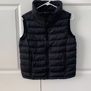 Zara Black puffer vest